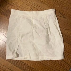 Cream Shein Mini Skirt